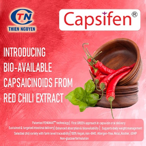 Capsifen® - Chiết xuất ớt đỏ (Chilli extract)