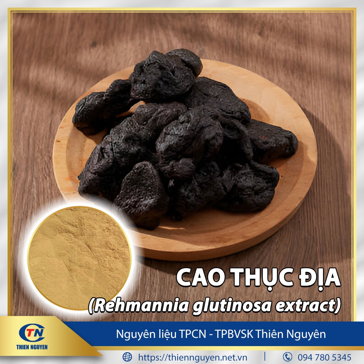 Cao thục địa - Rehmannia glutinosa extract