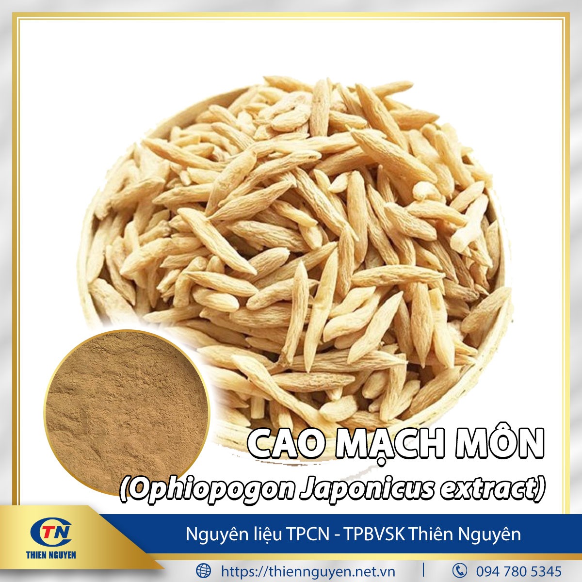 Cao mạch môn - Ophiopogon japonicus extract