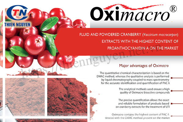 Oximacro® – Chiết xuất nam việt quất giúp giảm viêm đường tiết niệu