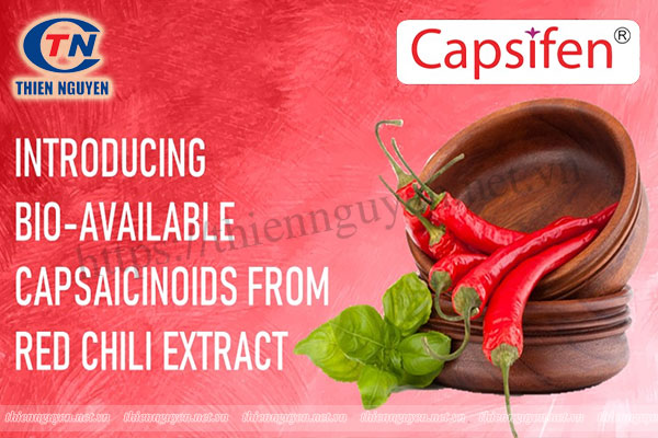 nguyên liệu tpcn giảm cân capsifen chiết xuất ớt đỏ