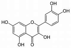 cấu trúc hóa học của quercetin khiến chúng trở thành một trong những chất chống oxi hóa mạnh nhất
